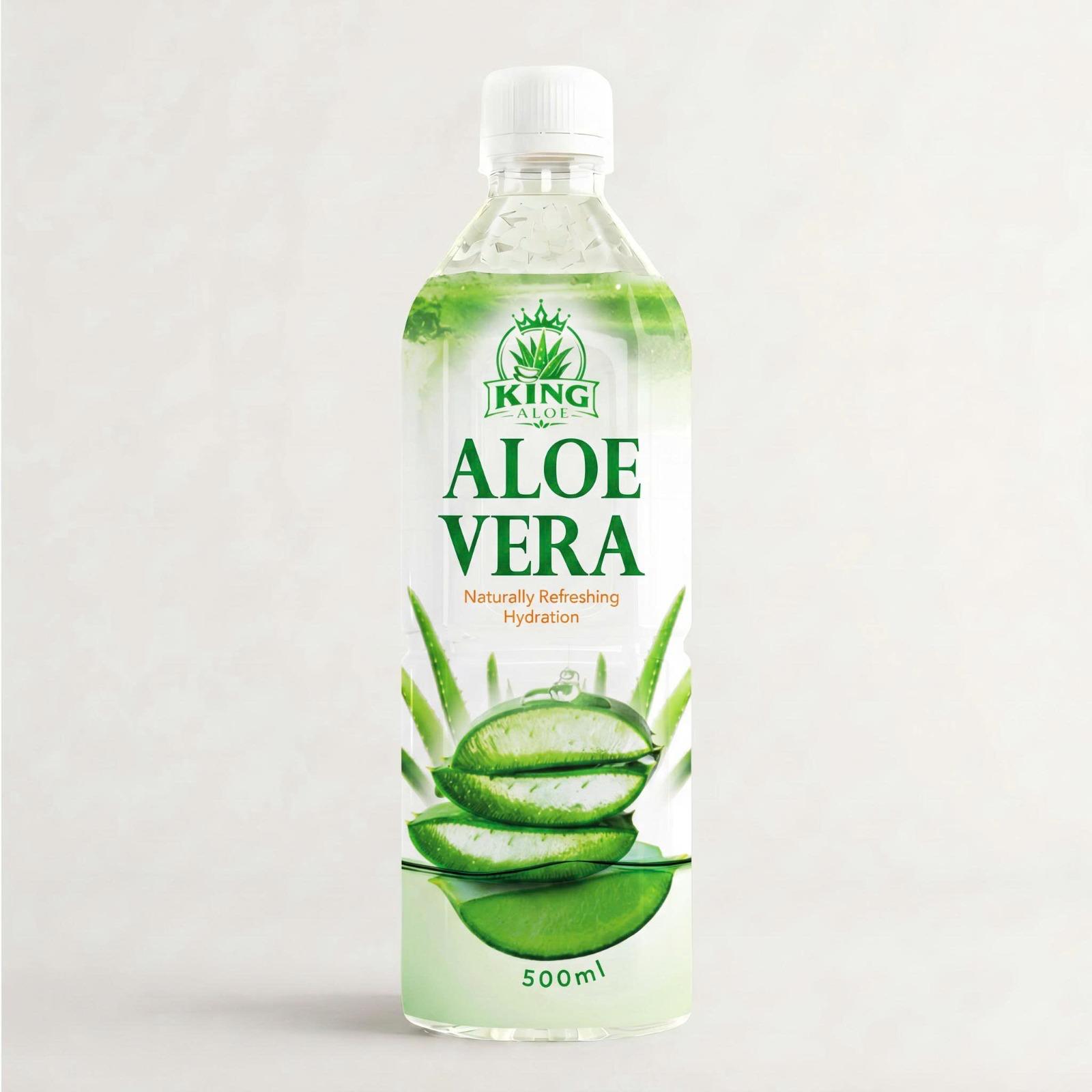 King Aloe Aloe Vera Drink - 500ml Bottle