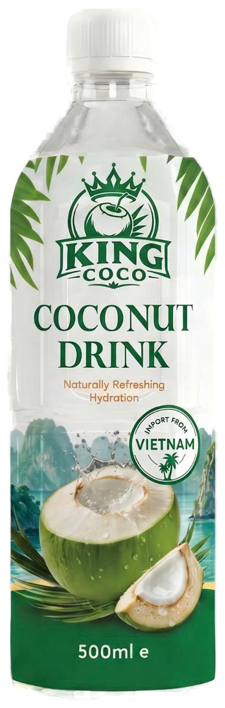 King Coco coconut water bottle
