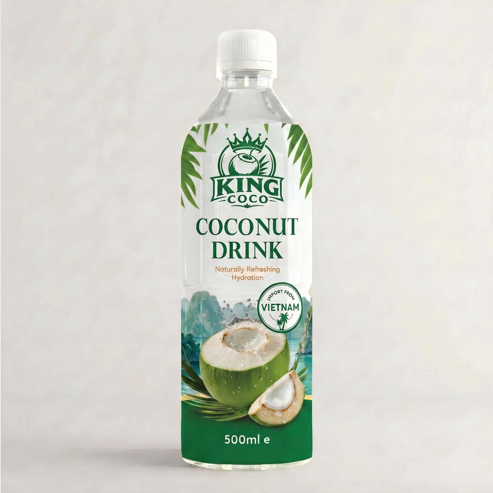 King Coco Coconut Drink - 500ml Bottle